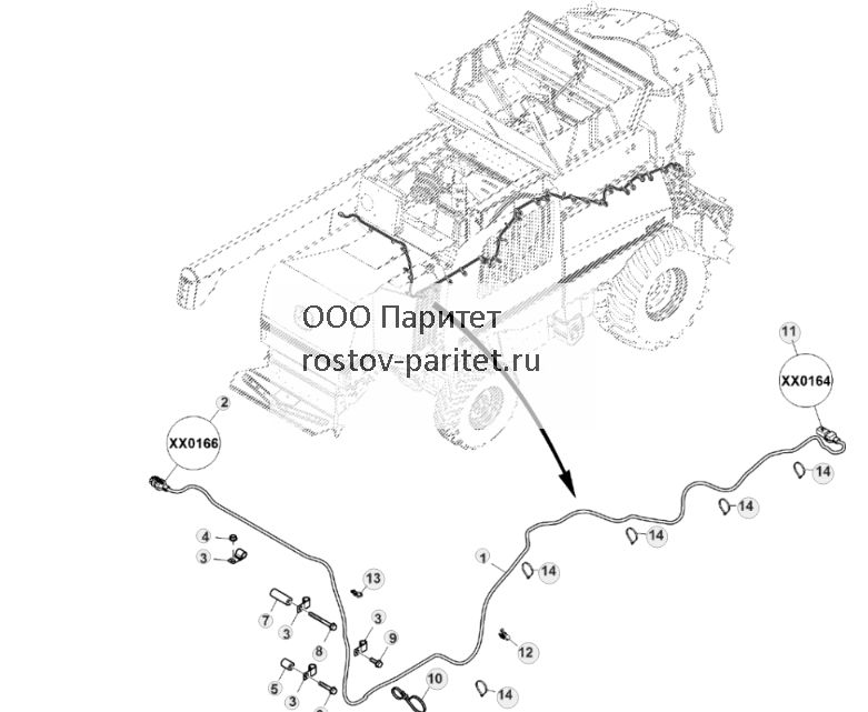 Провод камеры, задний капот Tier 2, жгут проводов - ST828390 381.jpg
